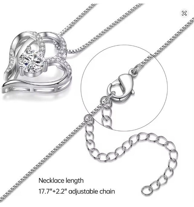 Rosa Eterna con Collar - Flor Preservada en Cúpula de Cristal