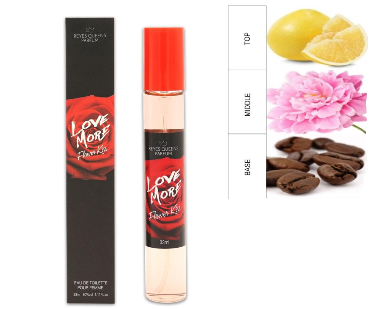 Eau de Toilette Love More Flower Kiss 33ml
